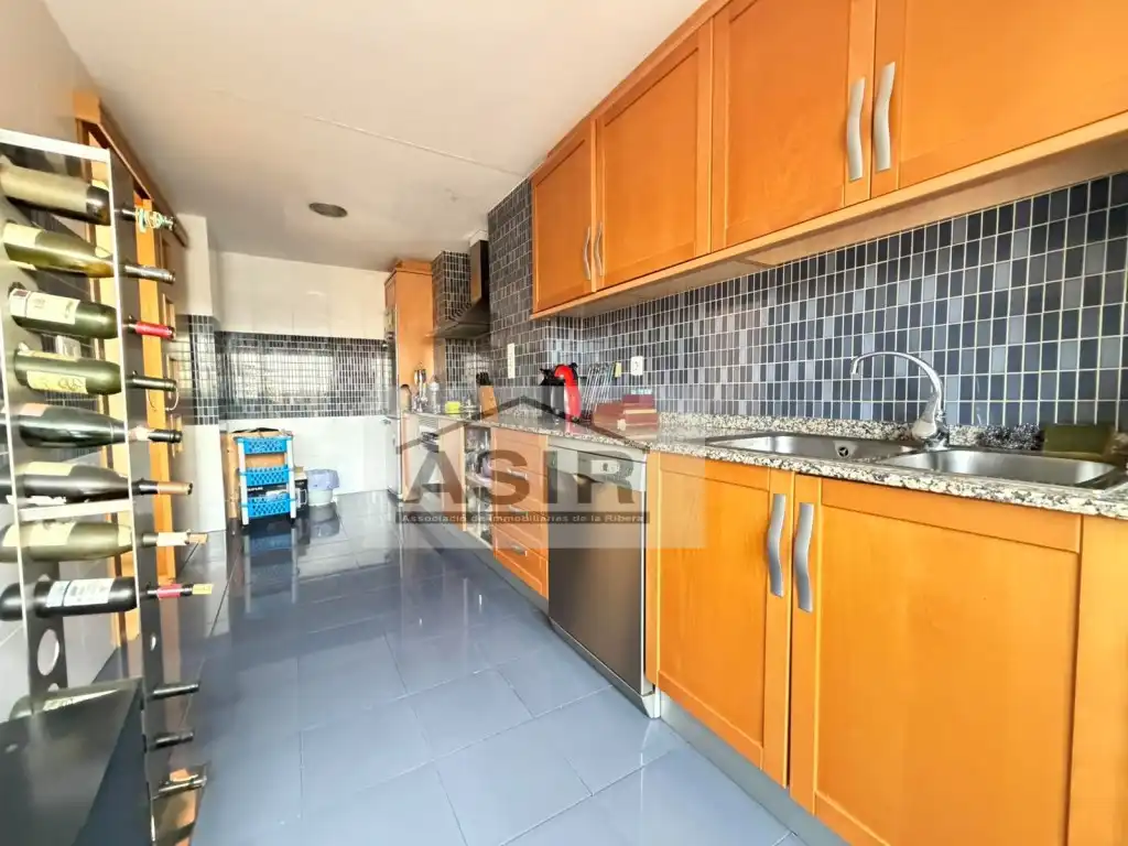 Kitchen of Flat for sale in Alzira  with Air Conditioner, Terrace and Swimming Pool