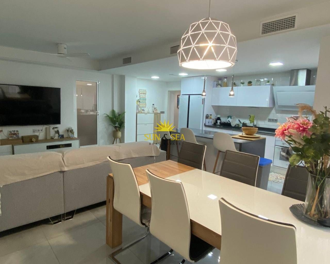 Dining room of Flat to rent in Albatera  with Air Conditioner, Heating and Furnished