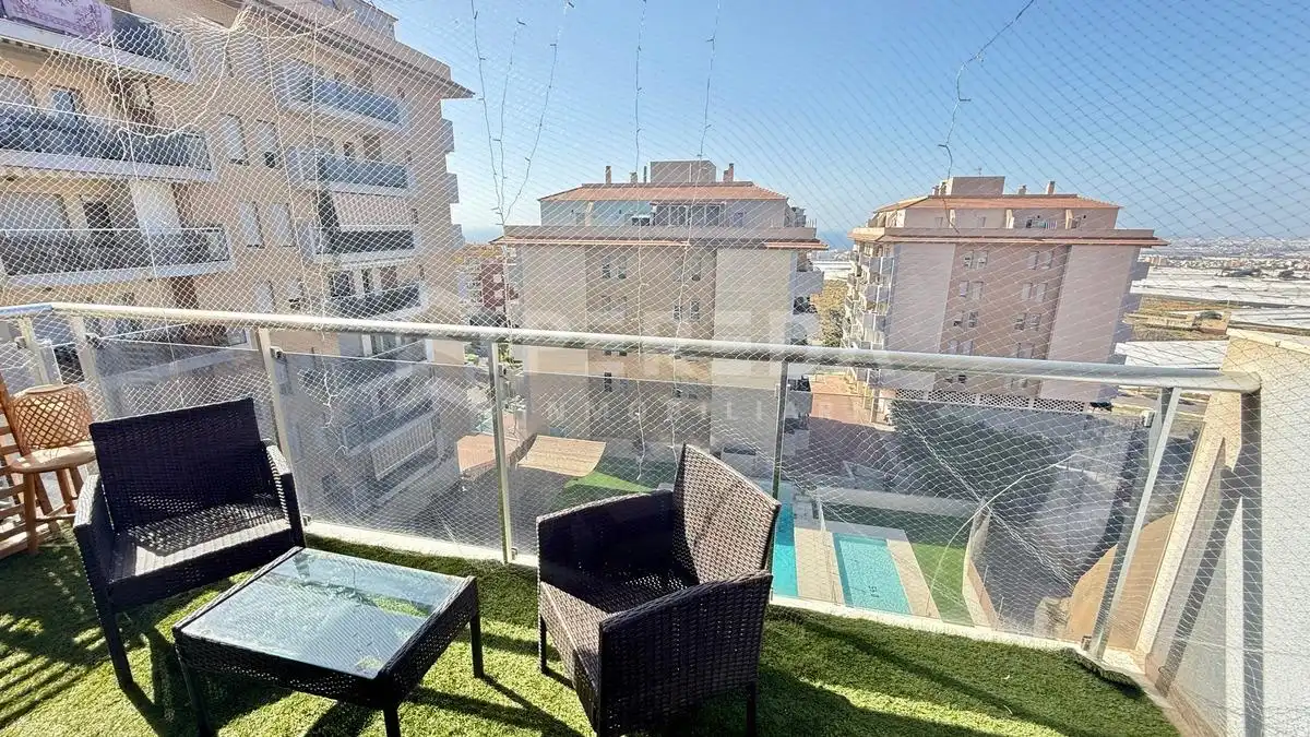 Terrace of Flat for sale in Roquetas de Mar  with Private garden, Terrace and Community pool