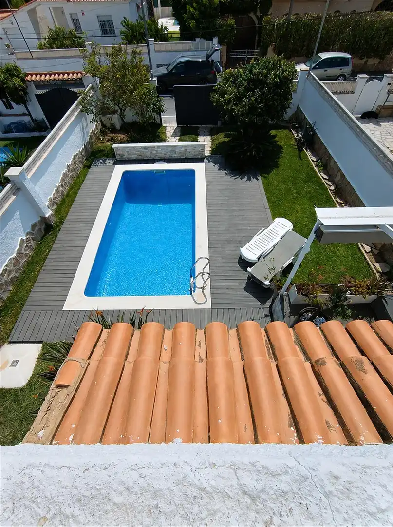 Piscina de Casa o xalet en venda en Mont-roig del Camp amb Aire condicionat, Calefacció i Jardí privat