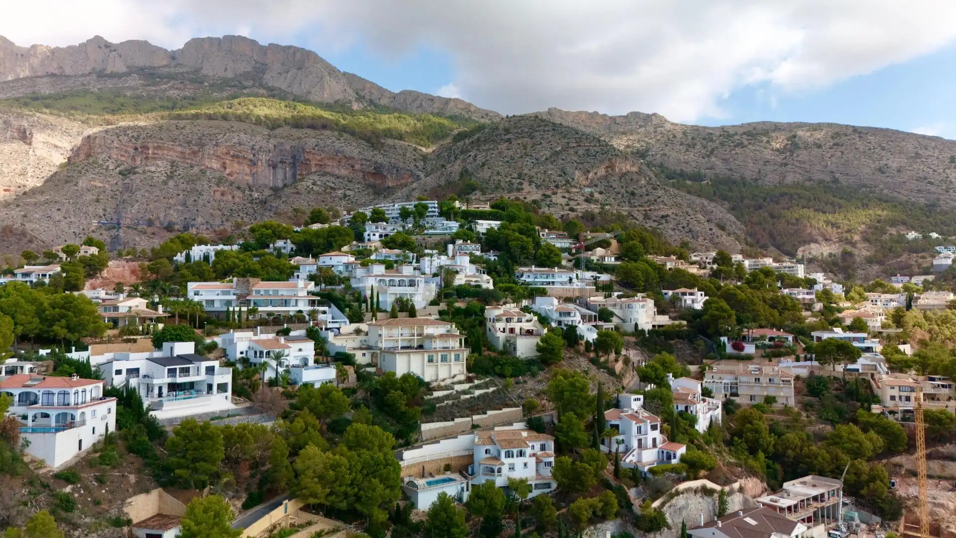 Vista exterior de Residencial en venta en Altea