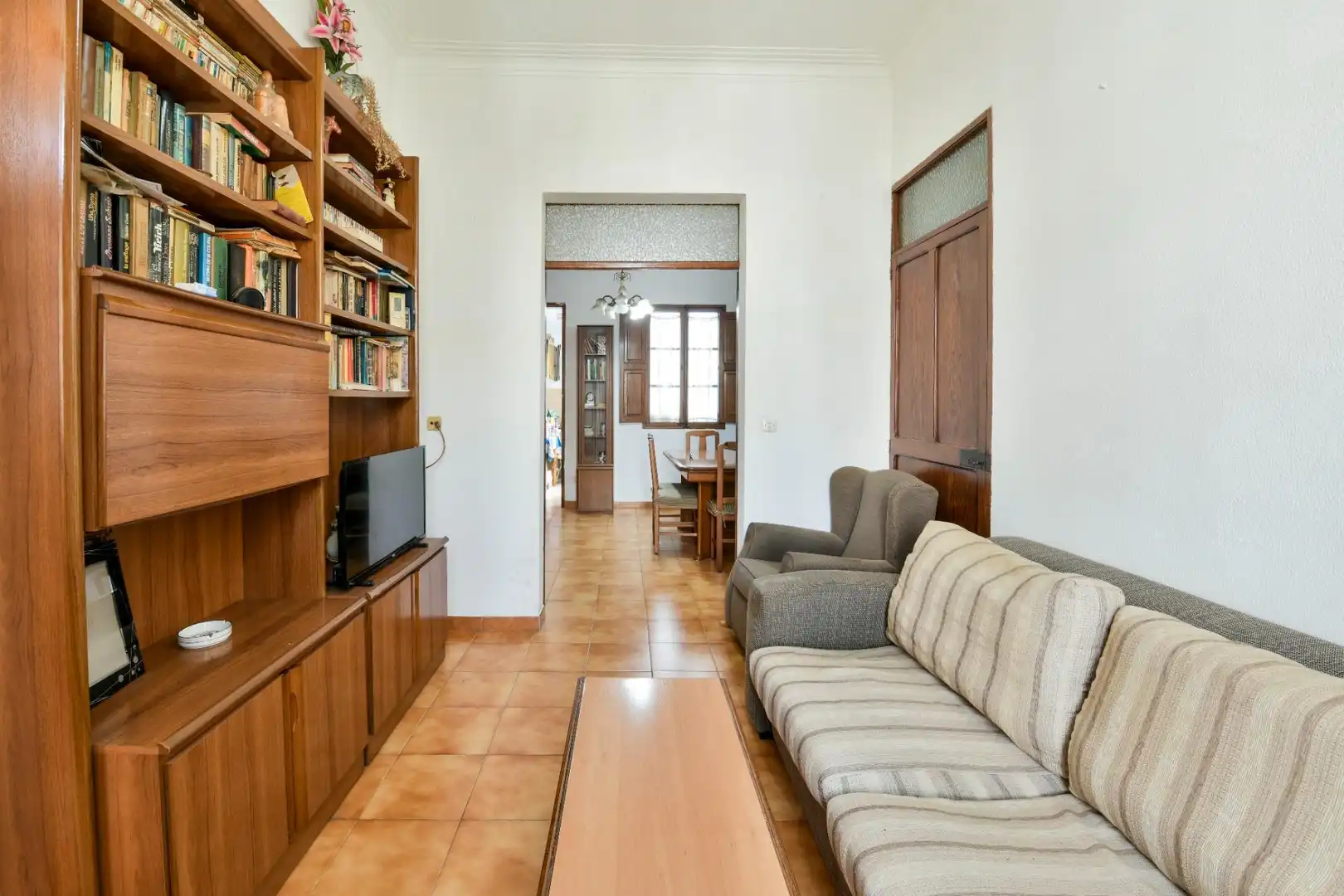 Sala de estar de Piso en venta en  Palma de Mallorca con Balcón