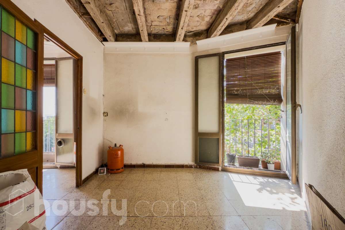 Sala d'estar de Pis en venda en  Barcelona Capital