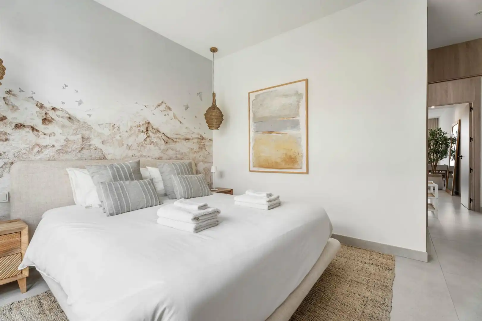 Dormitori de Apartament en venda en Marbella amb Aire condicionat, Calefacció i Jardí privat