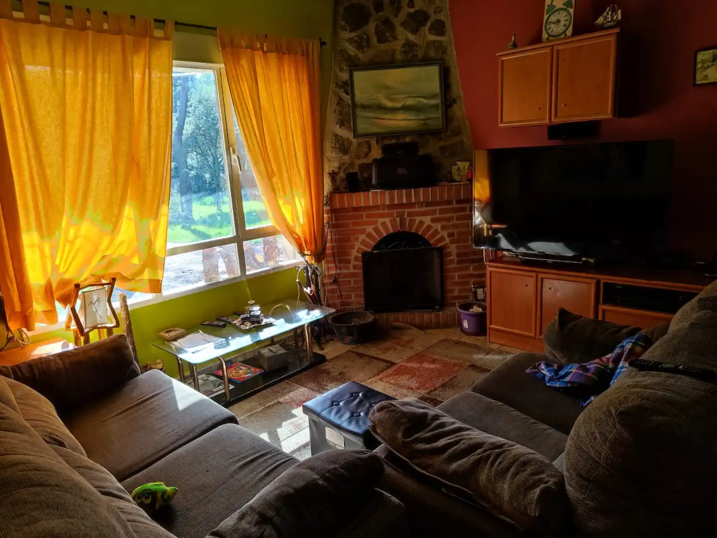 Sala d'estar de Casa o xalet en venda en Marugán amb Calefacció, Jardí privat i Terrassa