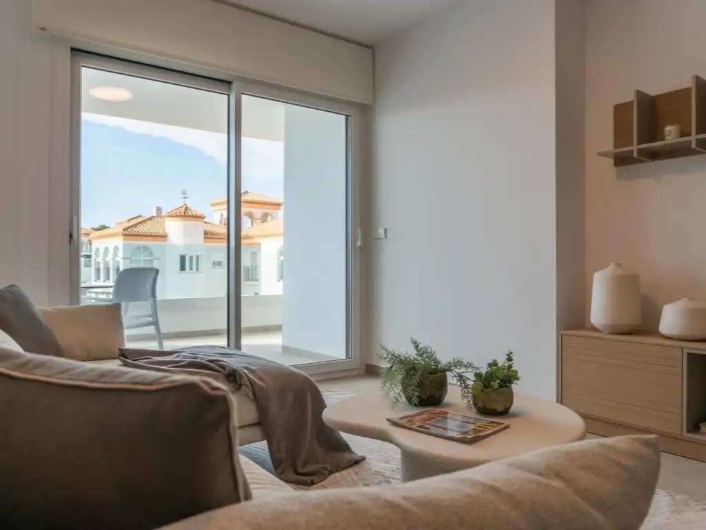 Balcony of Apartments for sale in Orihuela  with Air Conditioner and Swimming Pool