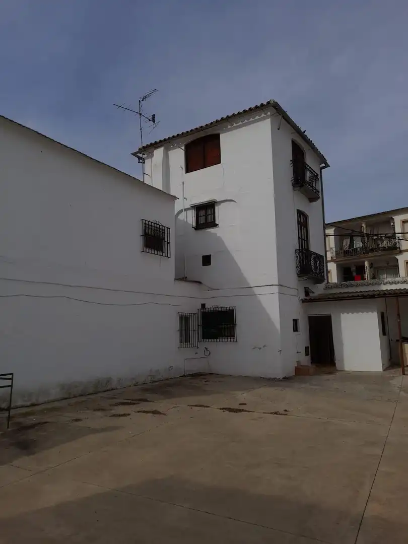 Vista exterior de Casa o xalet en venda en La Roda de Andalucía amb Aire condicionat, Jardí privat i Piscina