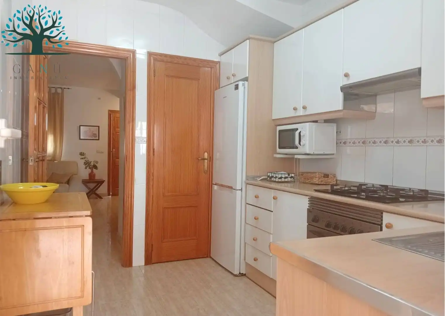 Cuina de Dúplex en venda en Mazarrón amb Jardí privat, Terrassa i Traster