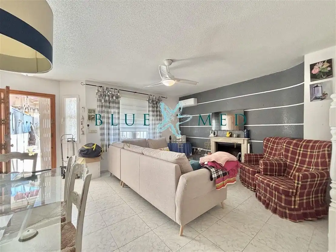 Living room of Duplexes for sale in Mazarrón  with Air Conditioner, Heating and Private garden