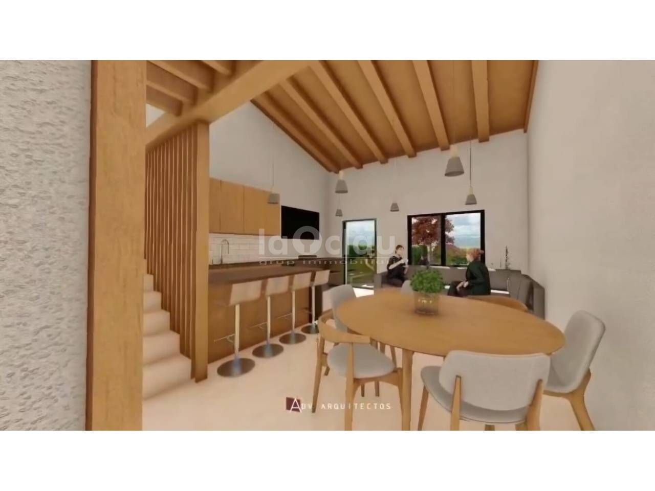 Kitchen of House or chalet for sale in Seva  with Heating and Private garden