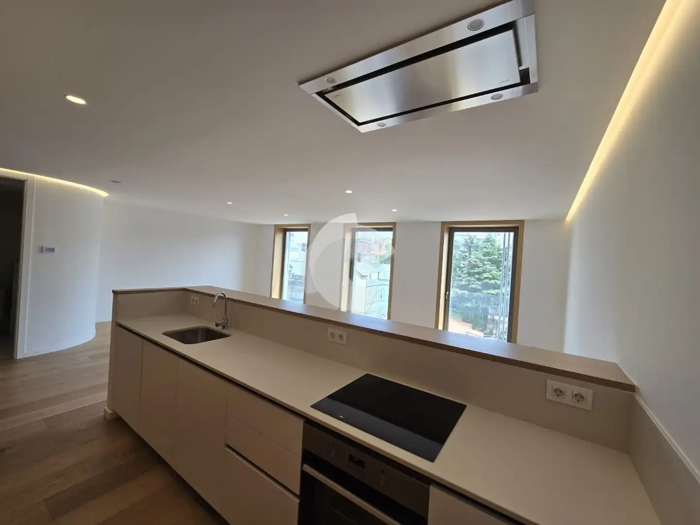 Kitchen of Flat for sale in Ourense Capital   with Heating, Terrace and Storage room