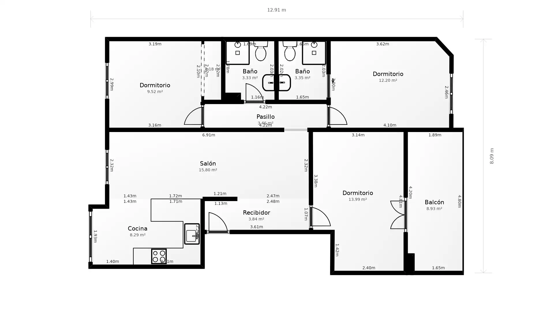 Flat for sale in Yeles  with Heating, Parquet flooring and Terrace