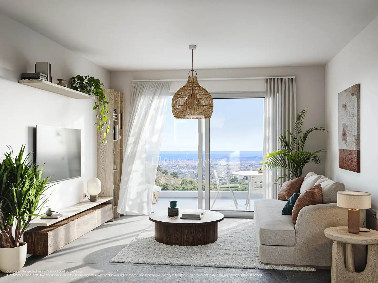 Living room of Attic for sale in Mijas  with Air Conditioner, Heating and Terrace