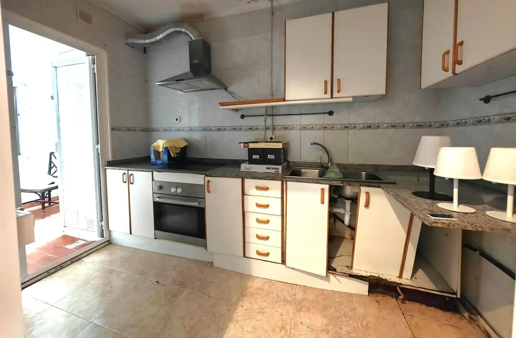 Küche von Wohnung zum Verkauf in Blanes mit Heizung und Abstellraum
