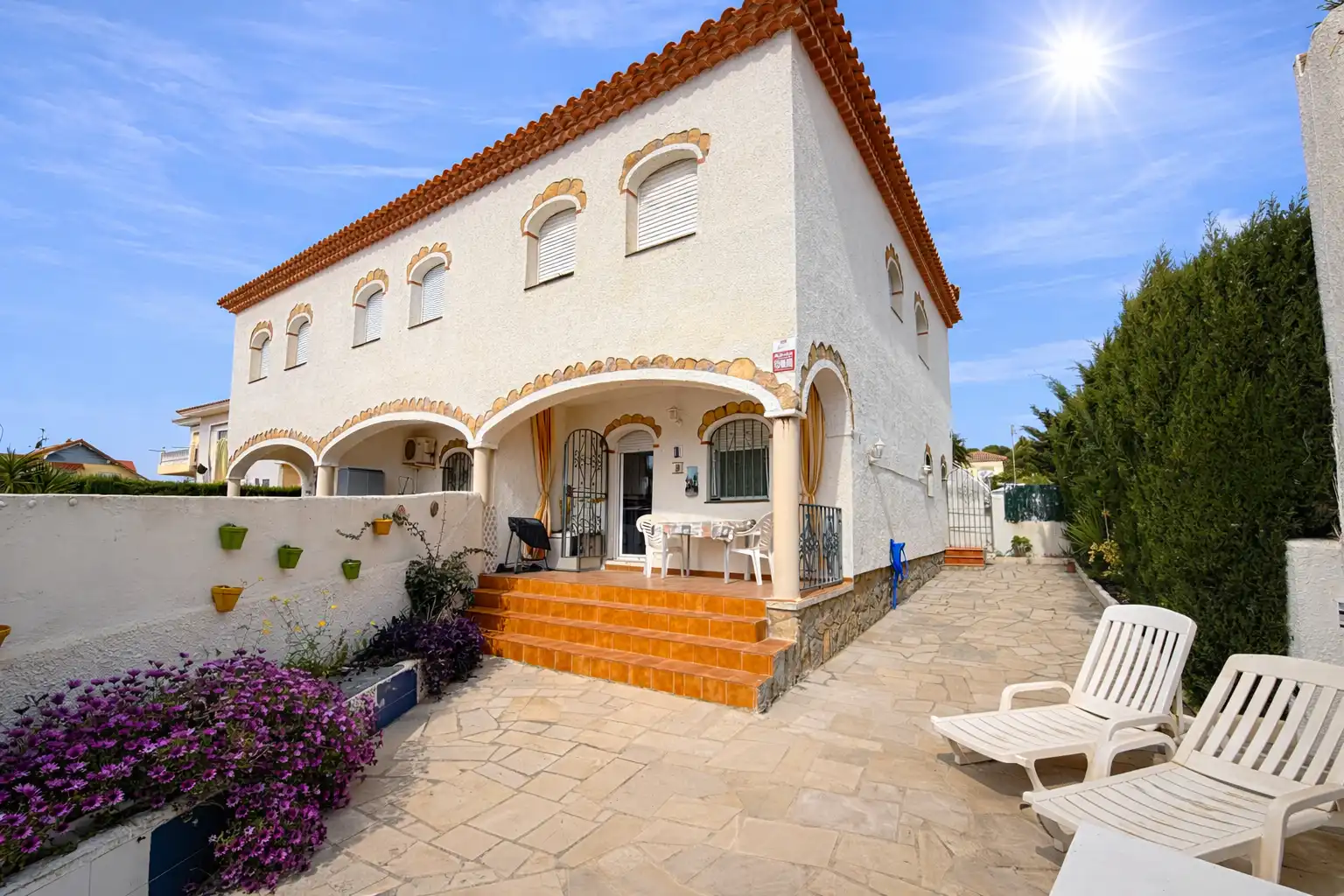 Vista exterior de Apartamento en venta en Mont-roig del Camp con Aire acondicionado, Calefacción y Jardín privado