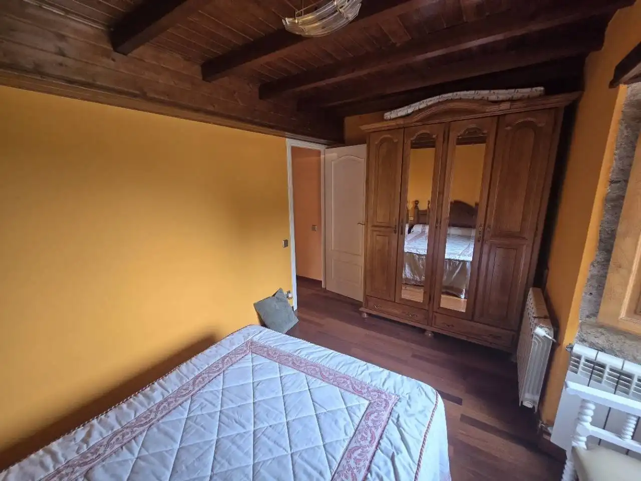 Schlafzimmer von Haus oder Chalet zum Verkauf in O Saviñao  mit Heizung, Privatgarten und Terrasse