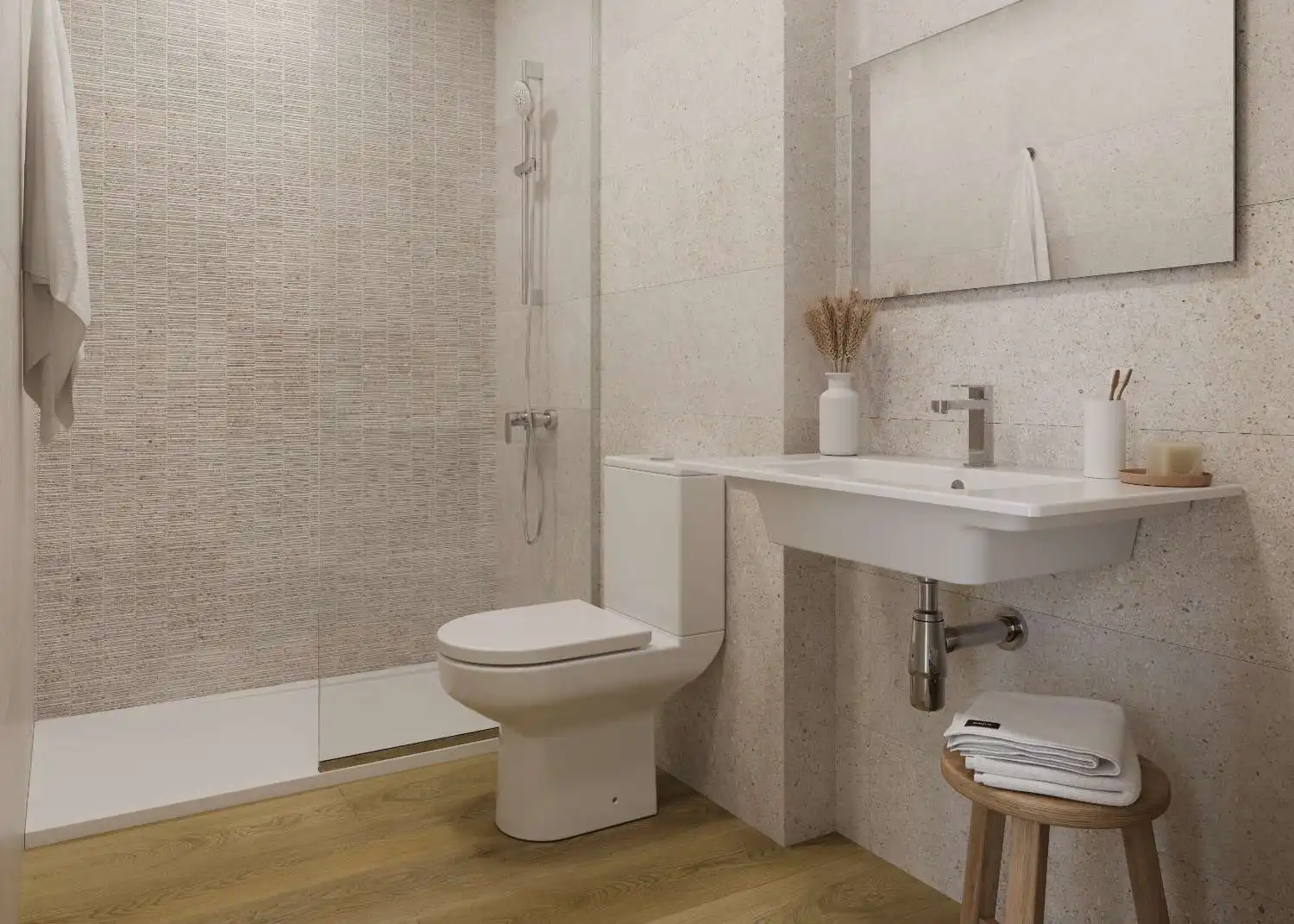 Baño de Apartamento en venta en Torrox con Calefacción, Terraza y Piscina