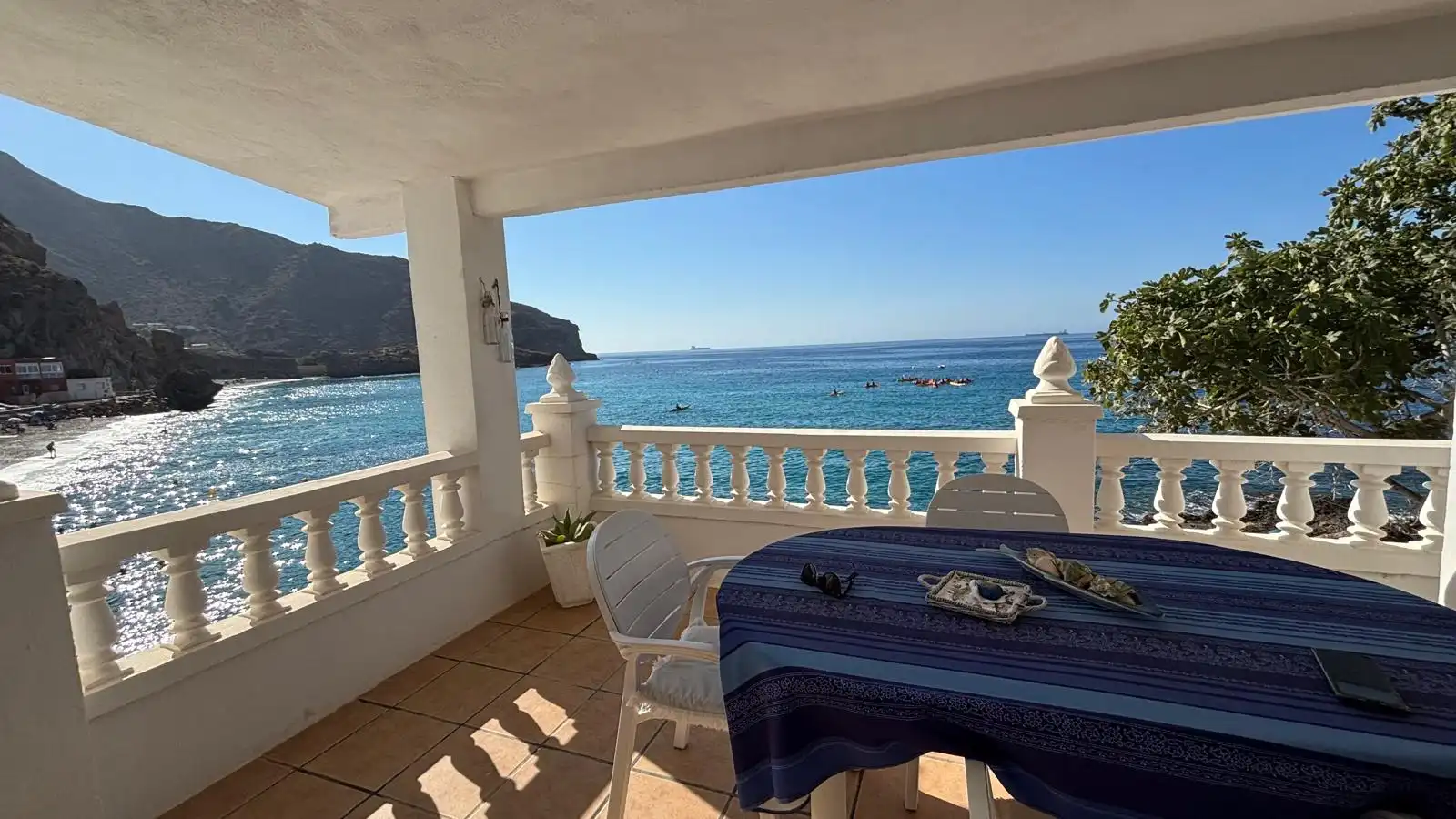 Terrasse von Einfamilien-Reihenhaus zum Verkauf in Cartagena mit Klimaanlage, Heizung und Terrasse
