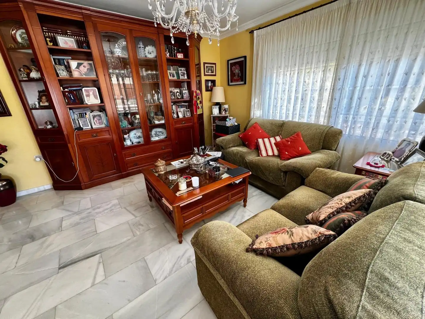 Living room of Flat for sale in Málaga  with Air Conditioner and Terrace