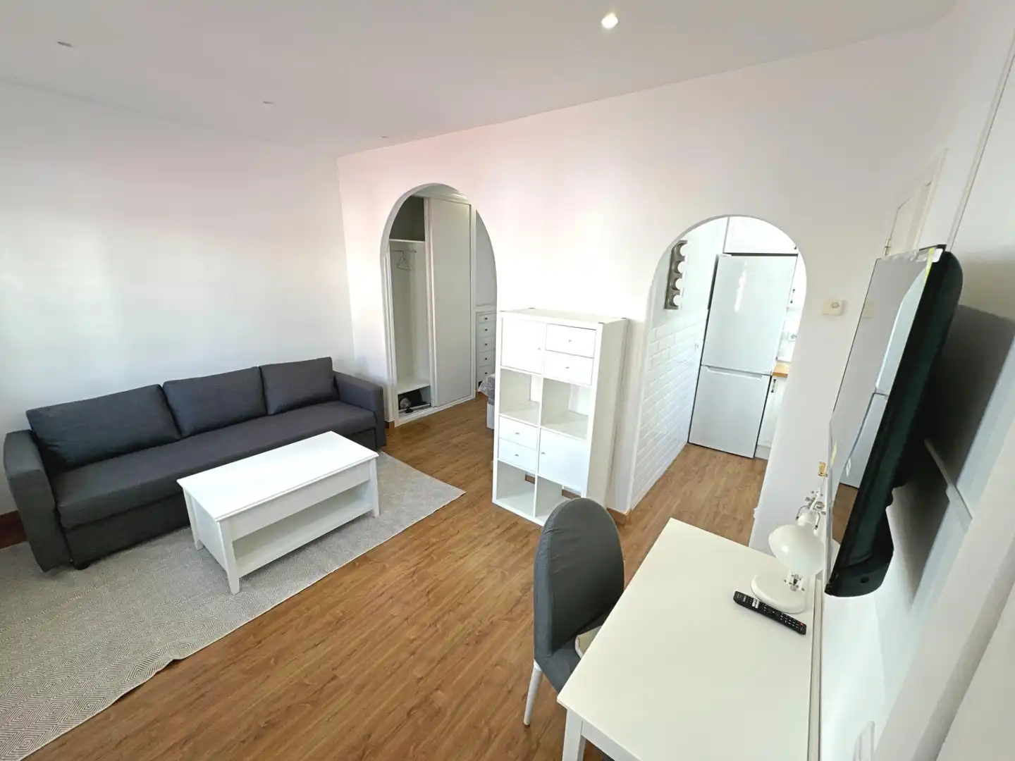 Sala de estar de Piso de alquiler en Madrid con Aire acondicionado, Calefacción y Terraza