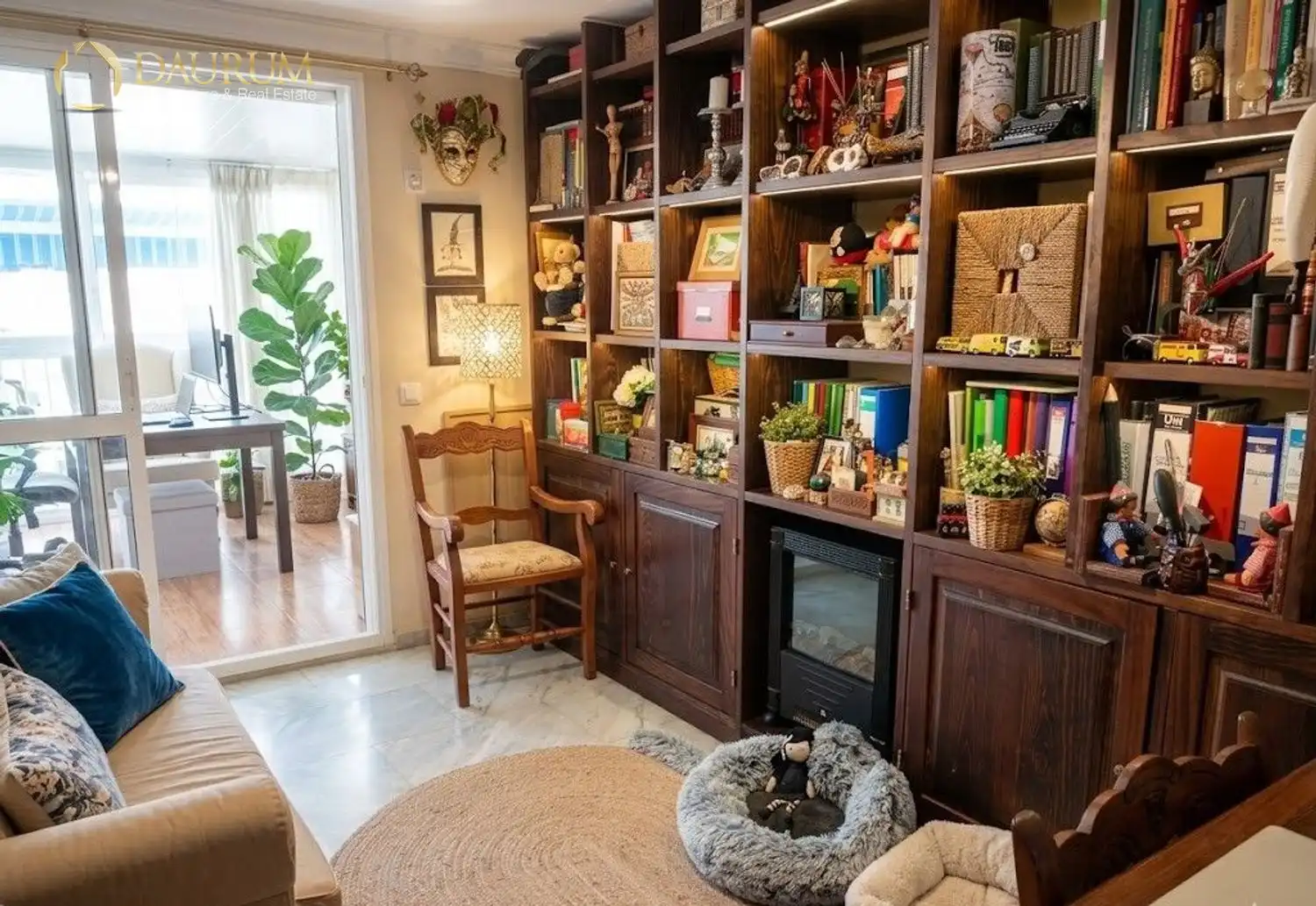 Sala de estar de Casa adosada en venta en Málaga con Aire acondicionado, Calefacción y Terraza