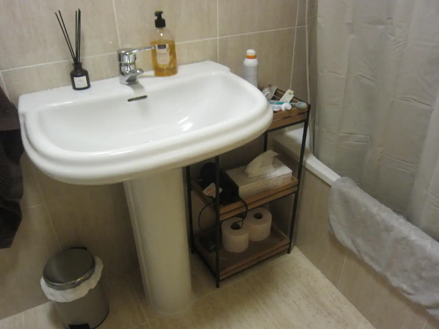 Baño de Apartamento de alquiler en Moncofa con Aire acondicionado, Calefacción y Terraza