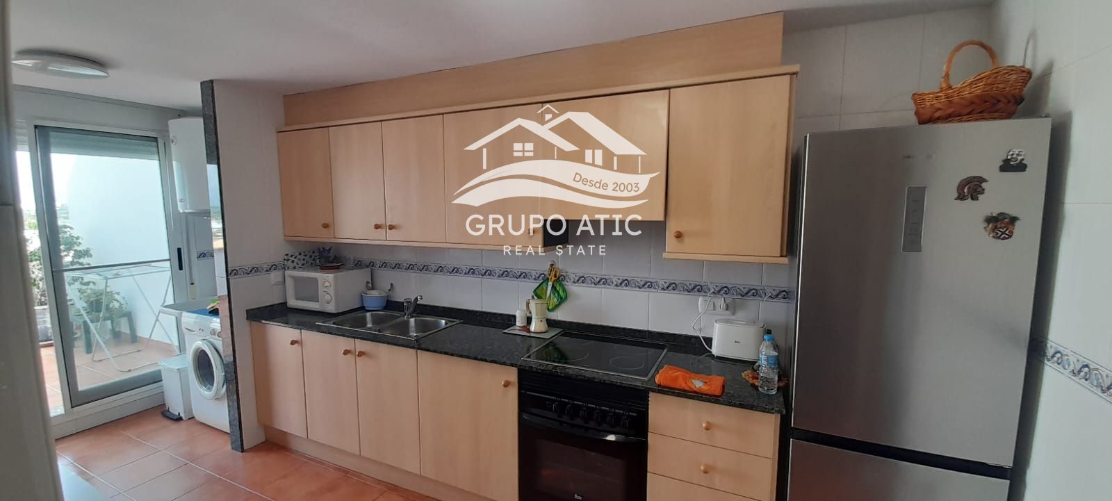 Cuina de Àtic en venda en Burriana / Borriana amb Terrassa i Moblat