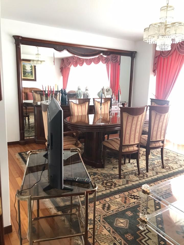 Dining room of Flat to rent in Santiago de Compostela   with Heating and Furnished