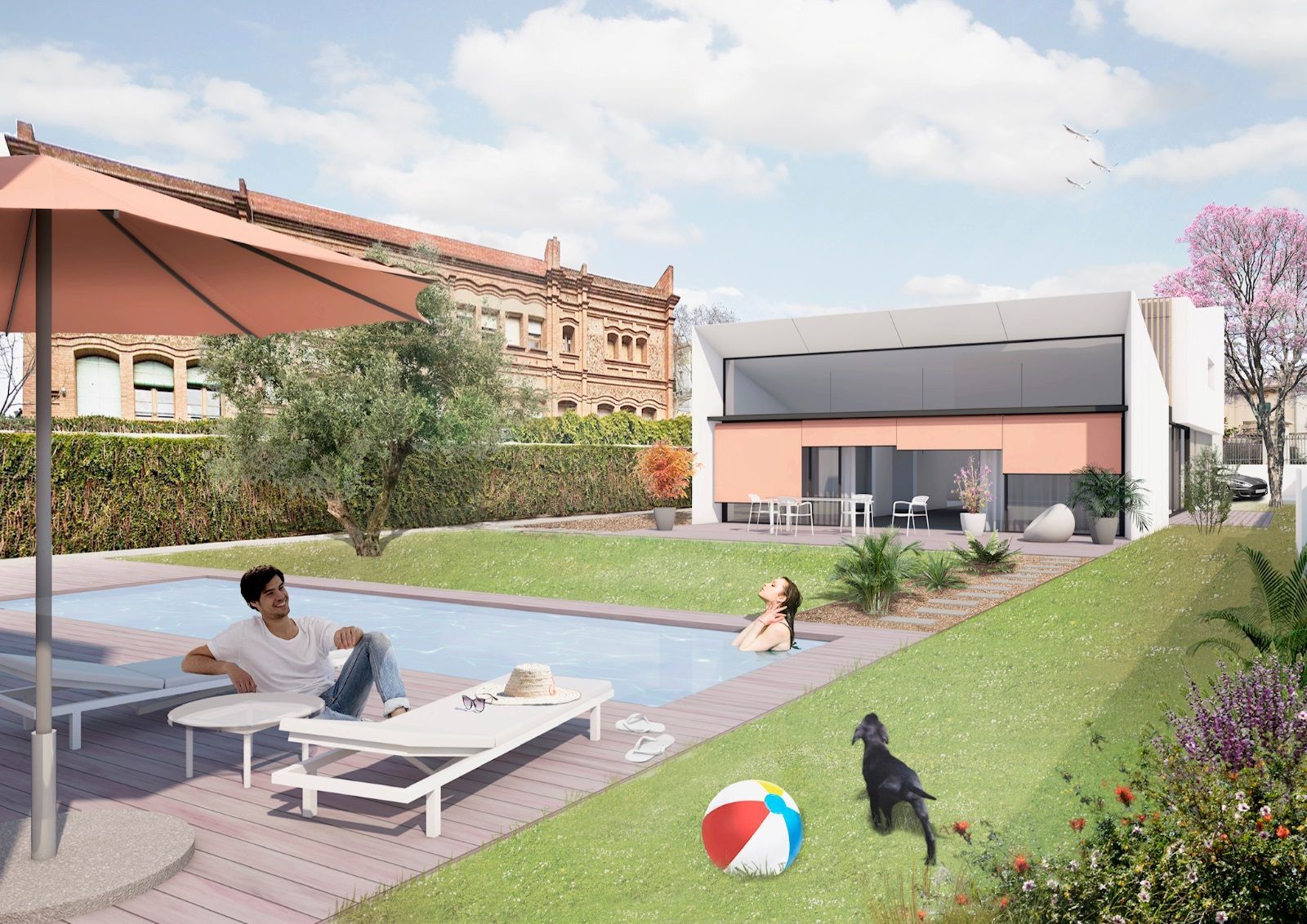 Swimming pool of Residential for sale in  Barcelona Capital