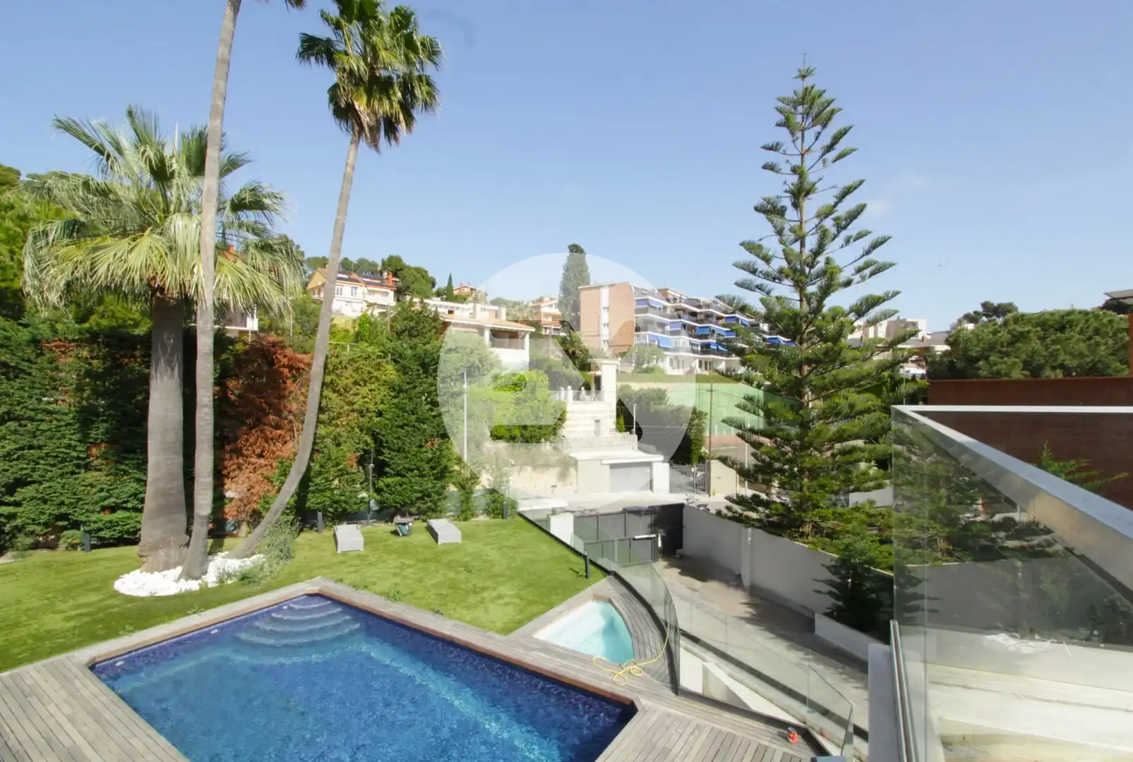 Garden of Houses for sale in Castelldefels  with Air Conditioner, Heating and Private garden