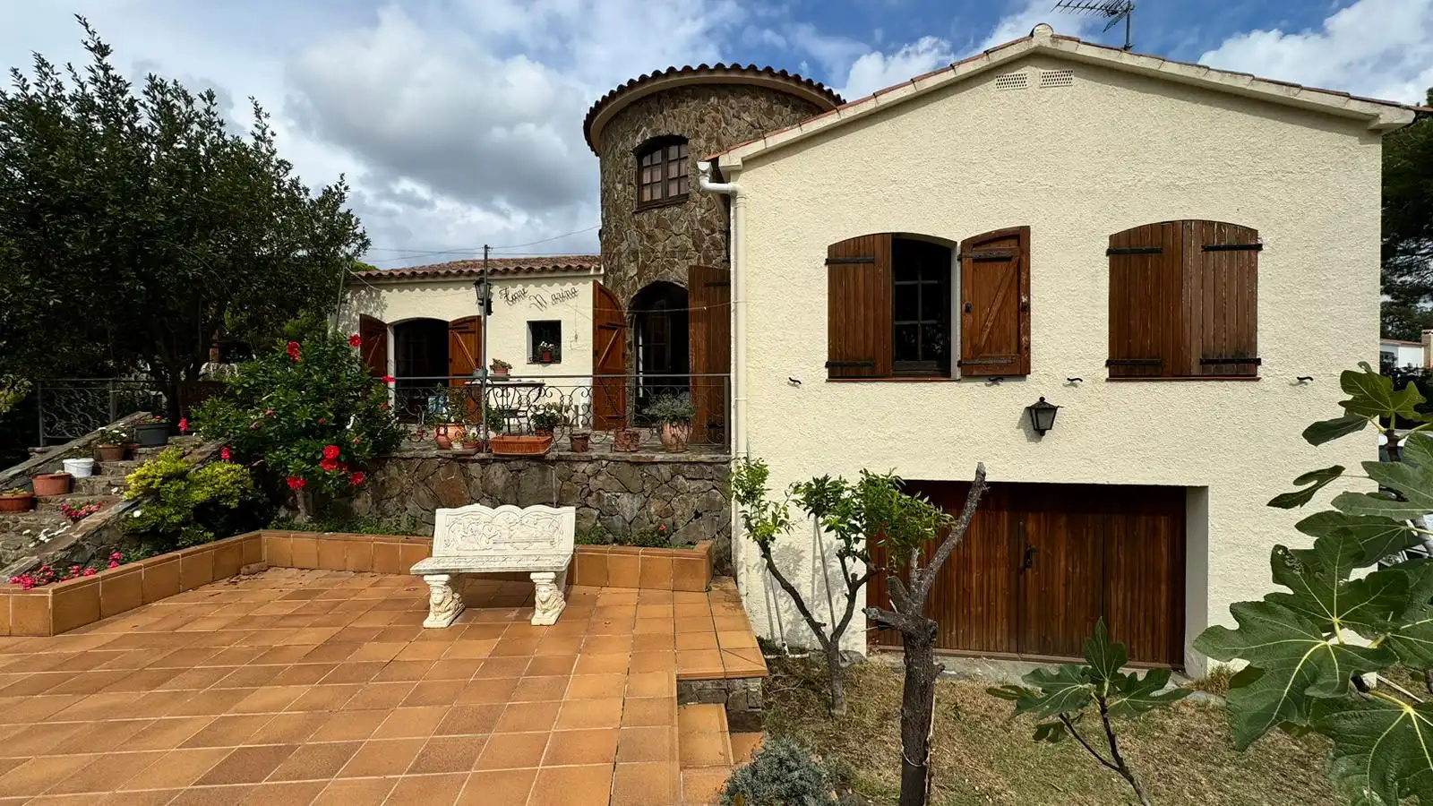 Vista exterior de Casa o chalet en venta en Calonge i Sant Antoni con Calefacción, Jardín privado y Terraza