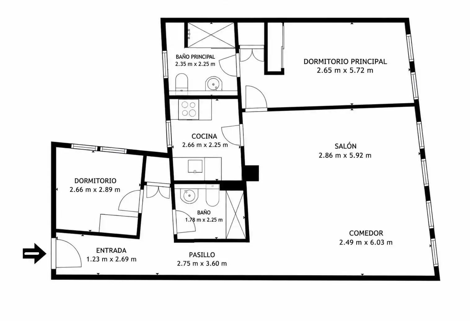 Piso en venta en Barcelona con Piscina comunitaria