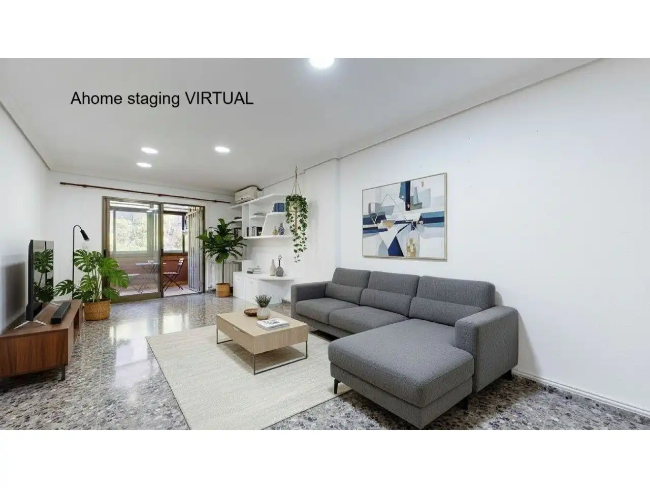 Sala de estar de Piso en venta en Valencia con Aire acondicionado, Calefacción y Jardín privado