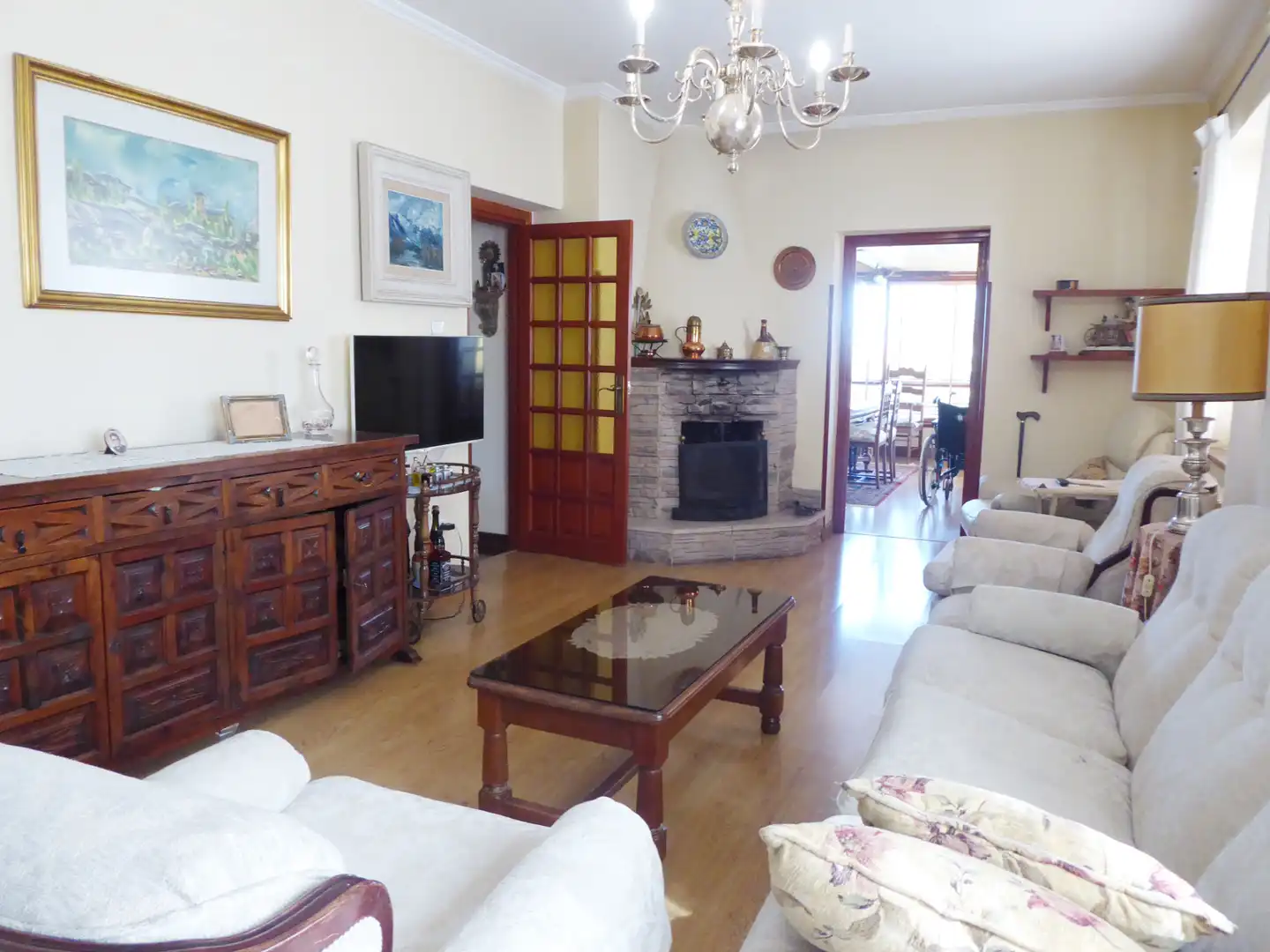 Wohnzimmer von Haus oder Chalet zum Verkauf in Camargo mit Heizung, Privatgarten und Terrasse