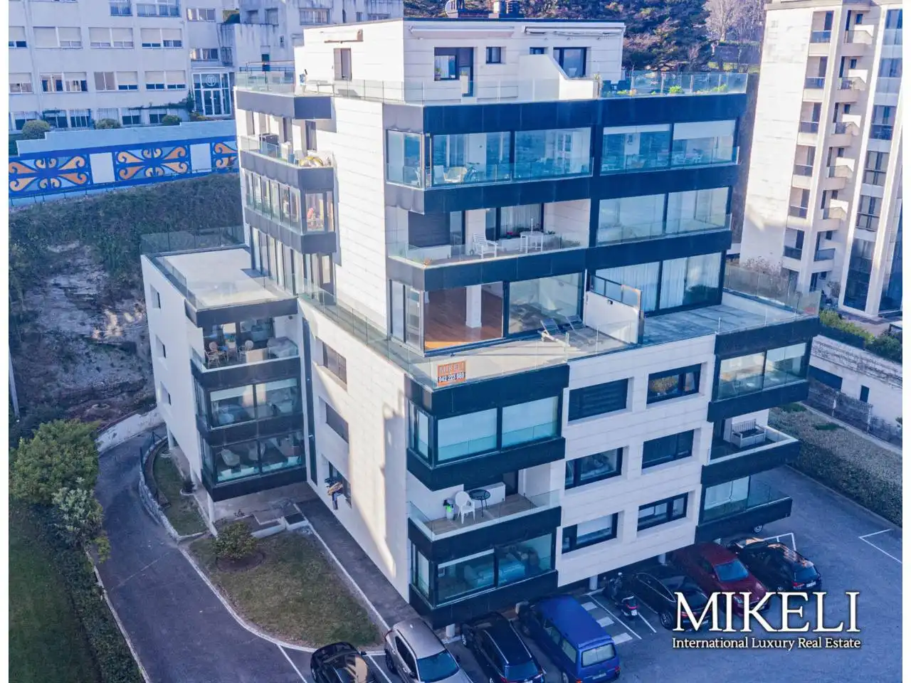 Außenansicht von Wohnung zum Verkauf in Santander mit Heizung, Parkett und Terrasse