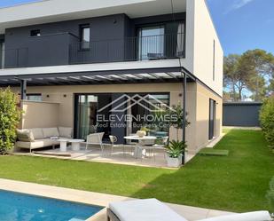 Exterior view of Single-family semi-detached for sale in Llucmajor  with Air Conditioner, Heating and Private garden