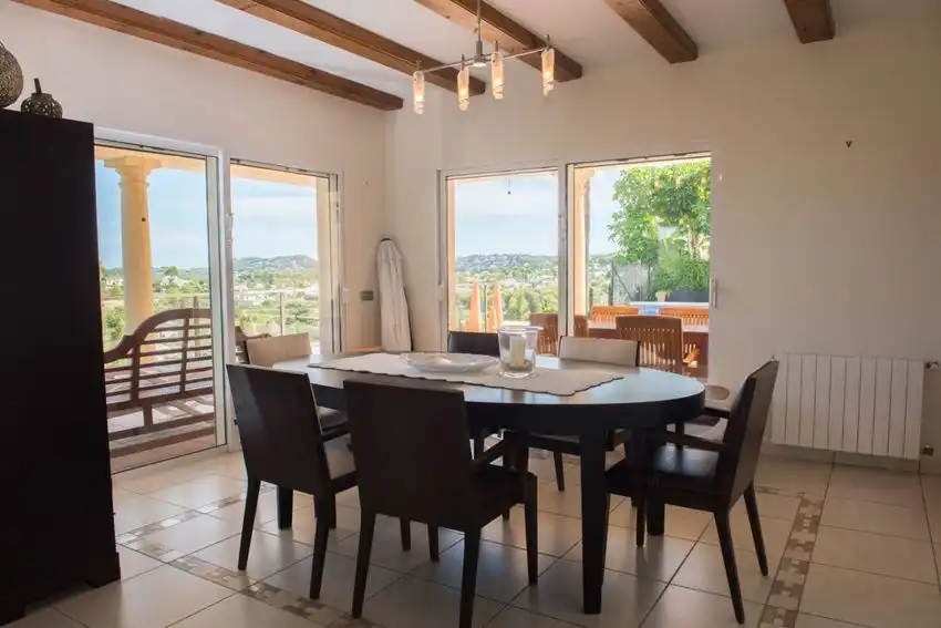Dining room of Houses for sale in Jávea / Xàbia  with Air Conditioner, Heating and Terrace