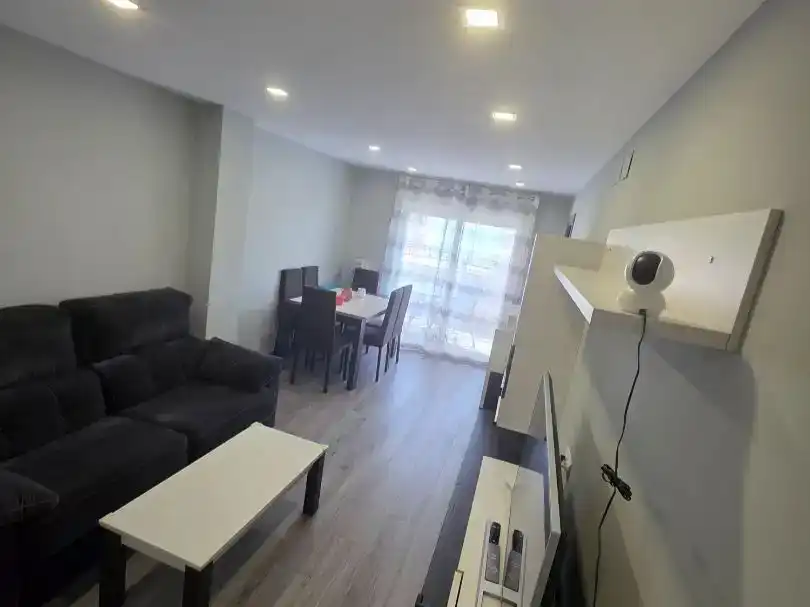 Wohnzimmer von Wohnung zur Miete in Gandia mit Klimaanlage, Schwimmbad und Möbliert