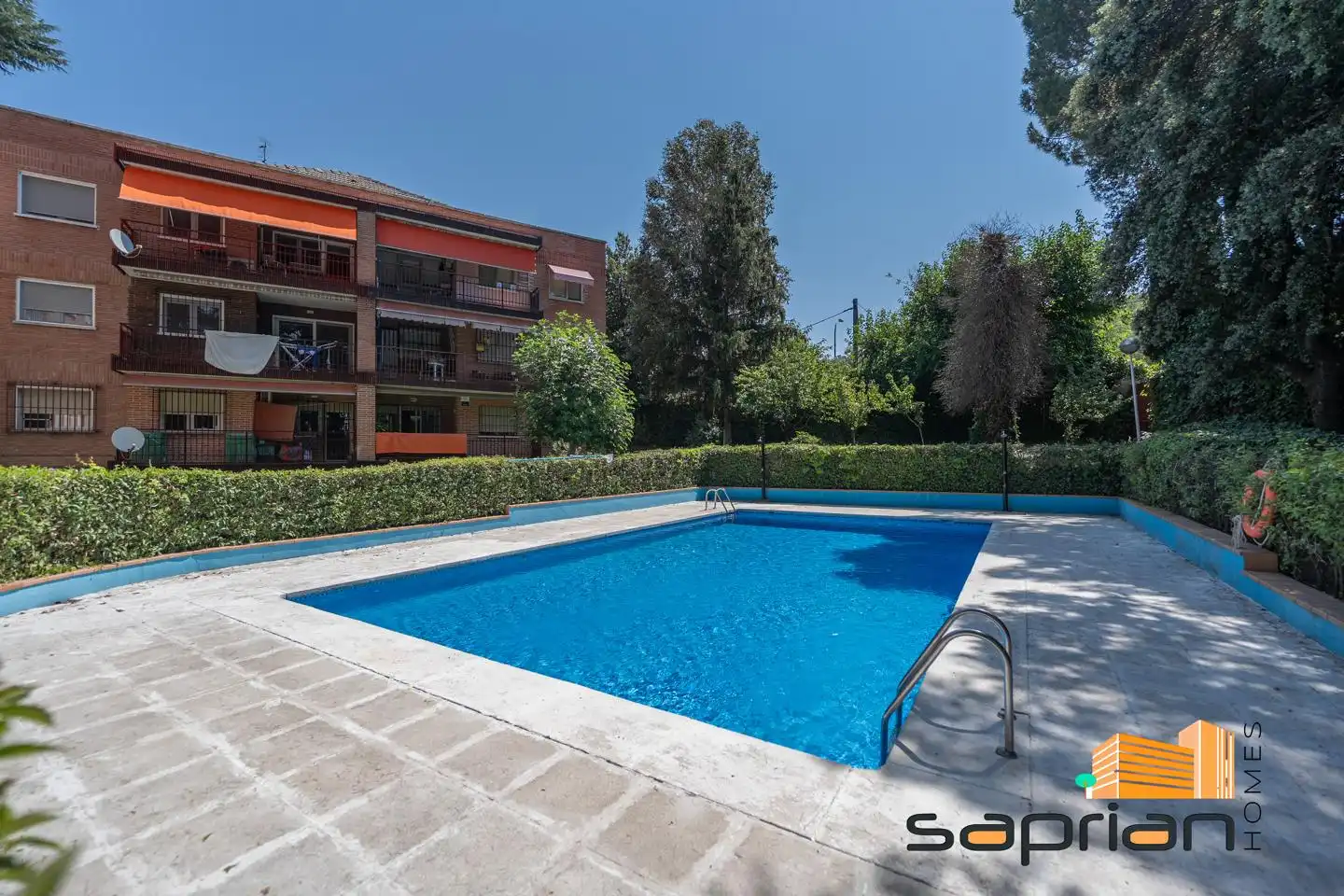 Swimming pool of Flat for sale in Collado Villalba  with Air Conditioner, Private garden and Terrace