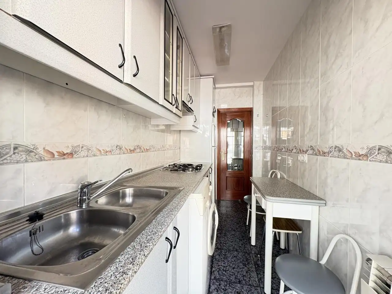 Kitchen of Flat for rent in Madrid  with Heating, Terrace and Furnished