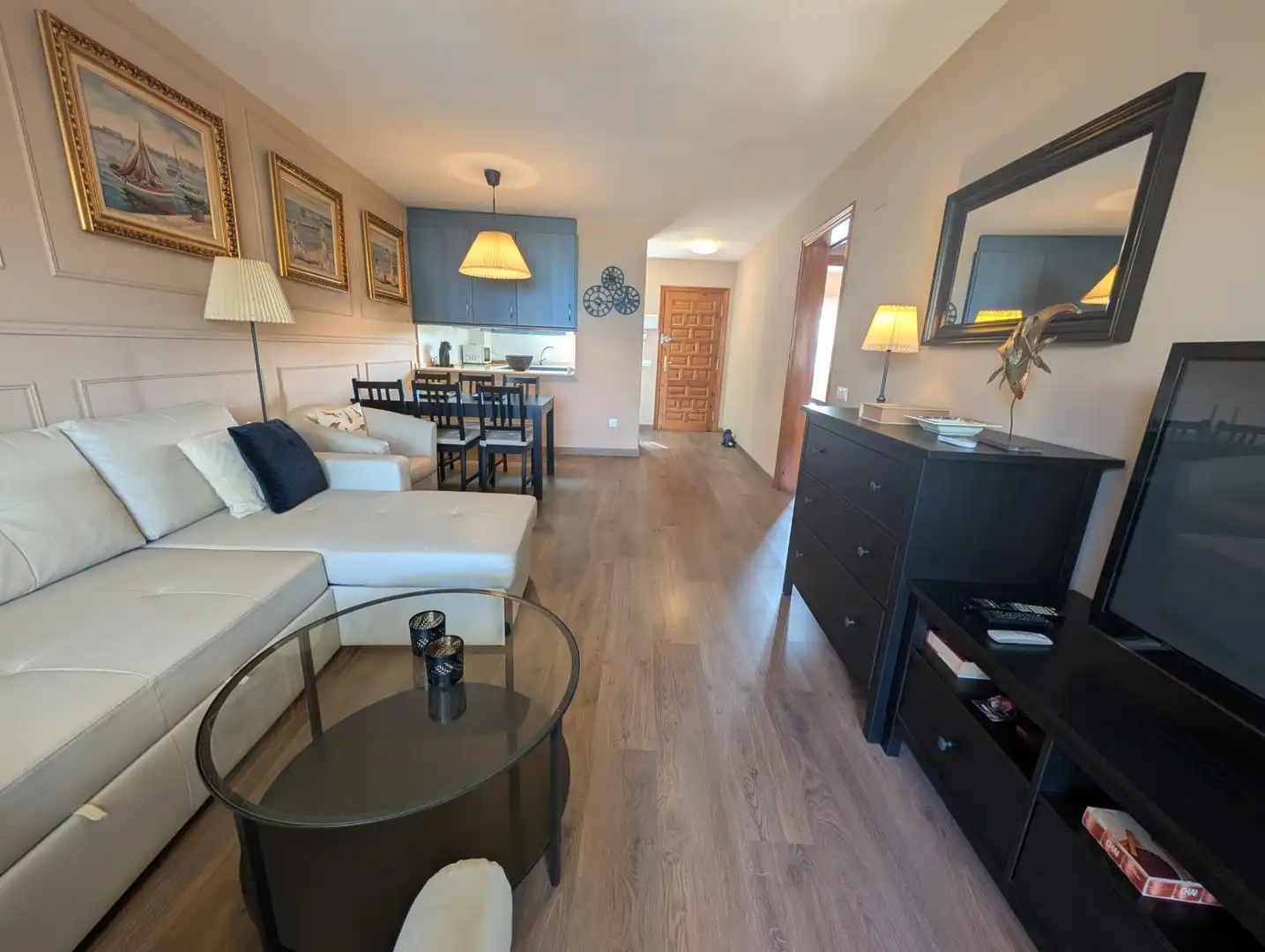 Sala d'estar de Àtic en venda en Alcanar amb Parquet