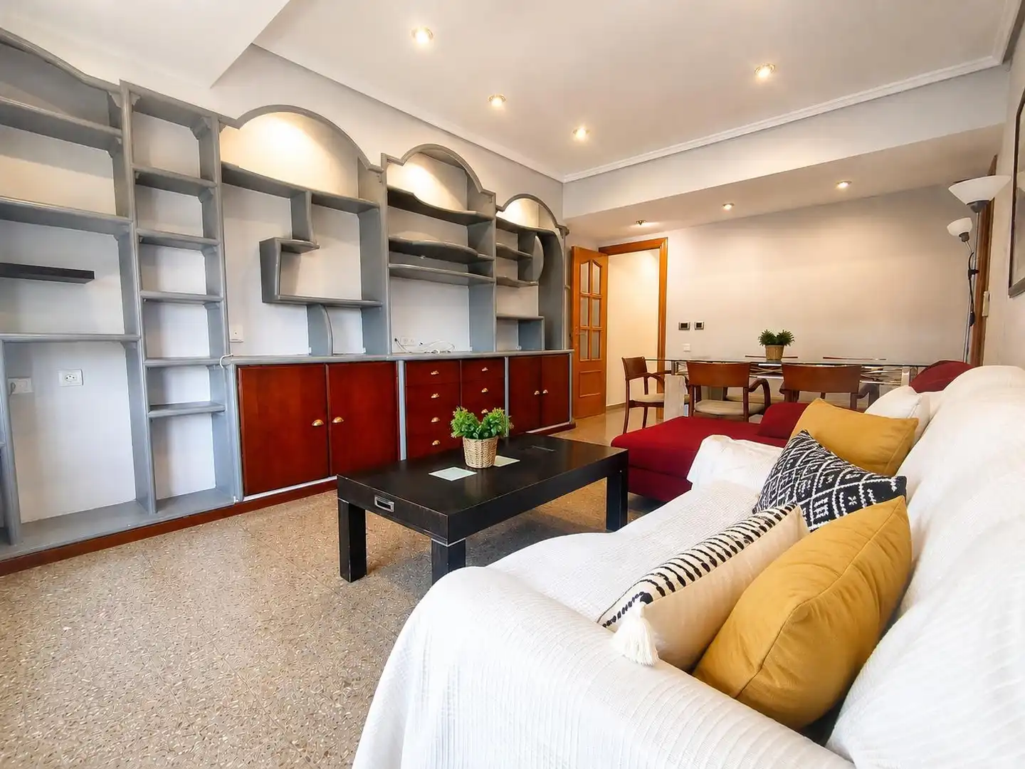 Sala de estar de Piso en venta en Valencia con Aire acondicionado y Balcón