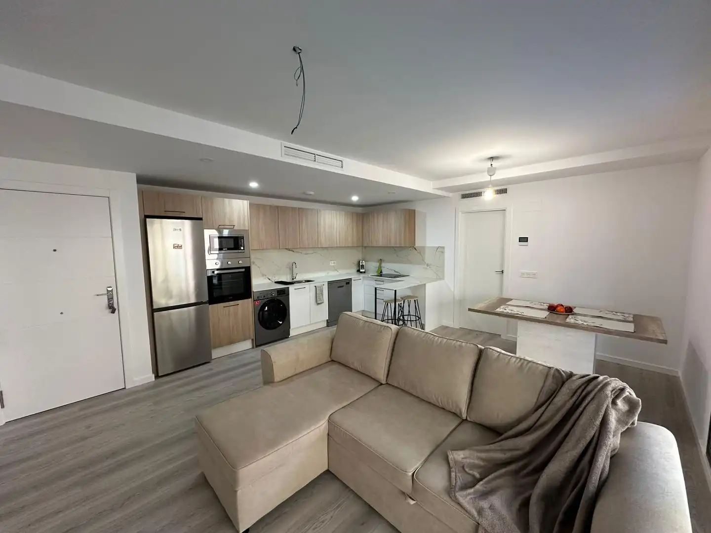Kitchen of Flat for sale in Benalmádena  with Air Conditioner, Terrace and Community pool