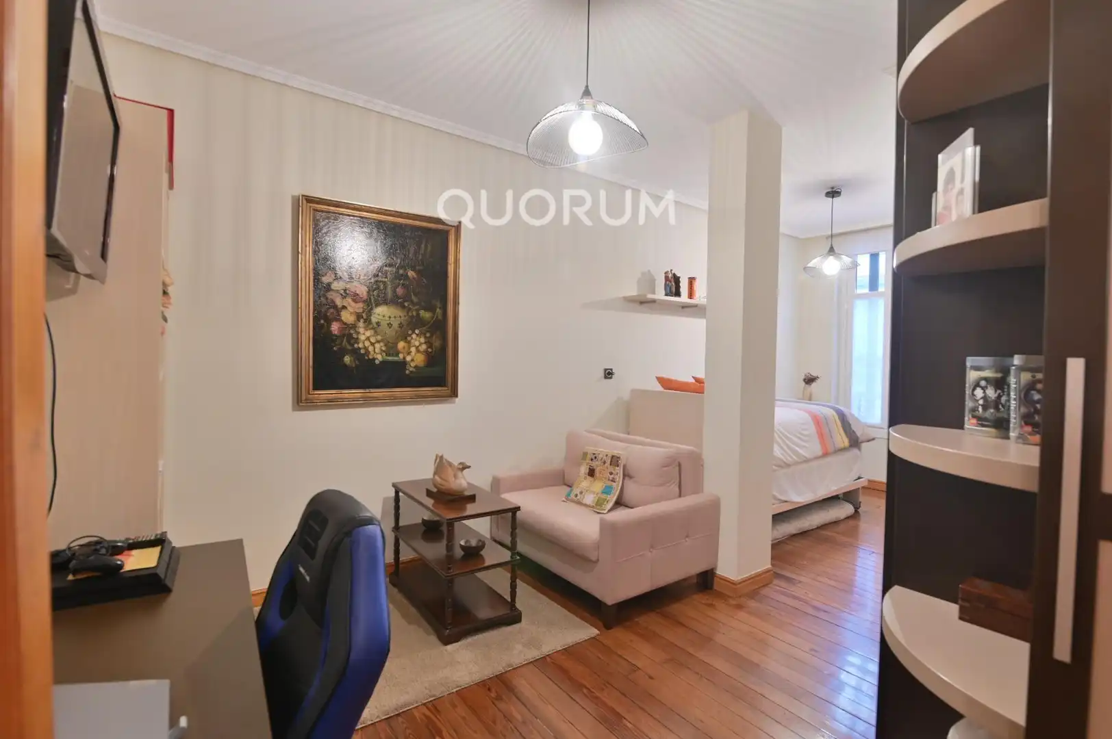 Wohnzimmer von Wohnung zum Verkauf in Bilbao  mit Heizung und Balkon