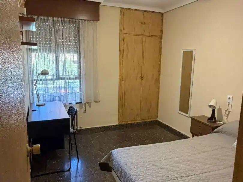 Schlafzimmer von Wohnung zur Miete in Albacete mit Privatgarten, Schwimmbad und Möbliert