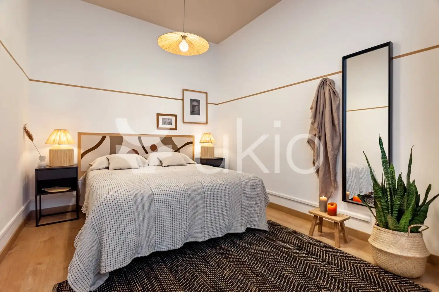 Bedroom of Flat for rent in Barcelona  with Air Conditioner, Heating and Terrace