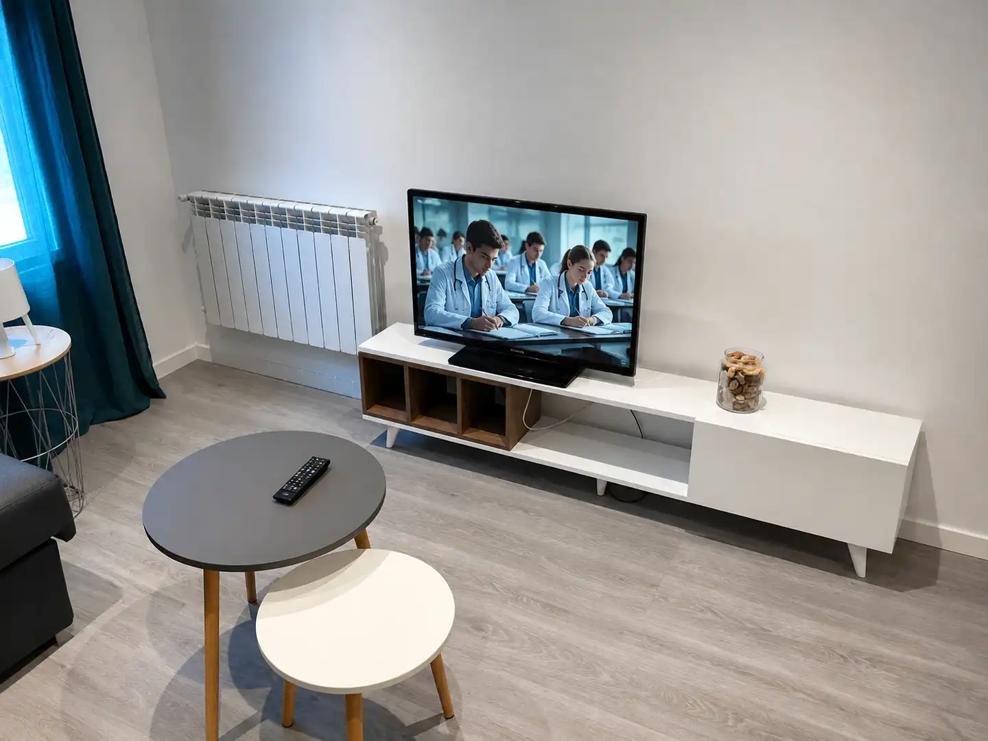 Living room of Flat for rent in Santander  with Heating, Terrace and Furnished