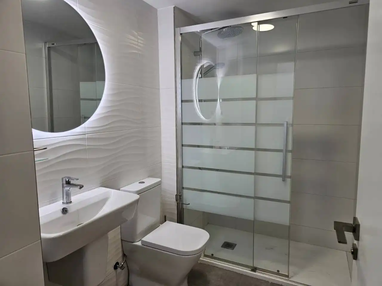 Bathroom of Flat for rent in Murcia  with Air Conditioner, Terrace and Furnished