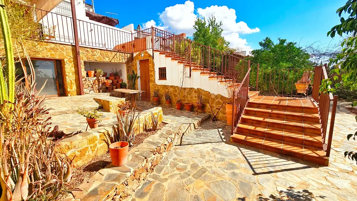 Terraza de Casa o chalet en venta en Cañaveral de León con Aire acondicionado, Jardín privado y Terraza