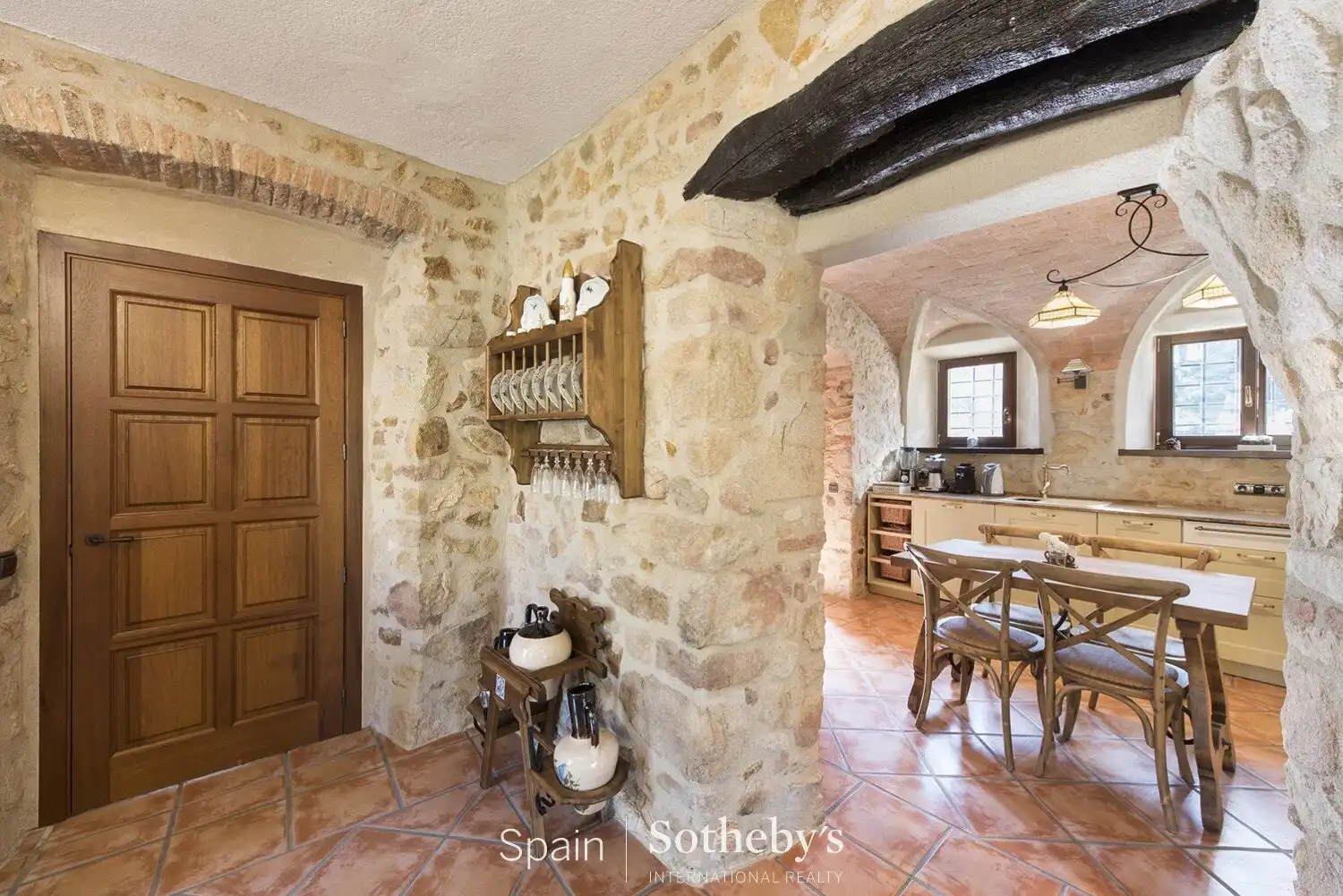 Cuina de Finca rústica en venda en Castell d'Aro, Platja d'Aro i s'Agaró amb Calefacció, Jardí privat i Terrassa